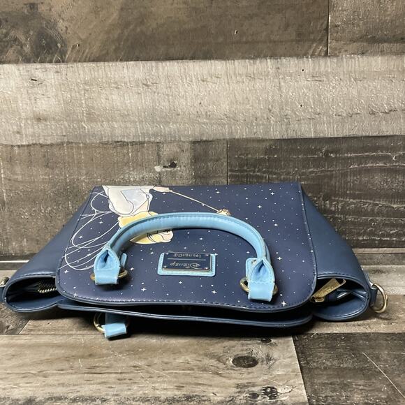 Loungefly Disney Pinocchio Blue Fairy Crossbody Bag No Strap Preowned - Picture 12 of 16